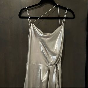 H&M silver strap dress